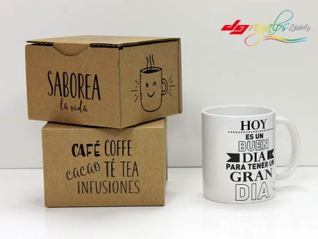 Taza personalizada 'Voy a tener un gran día'