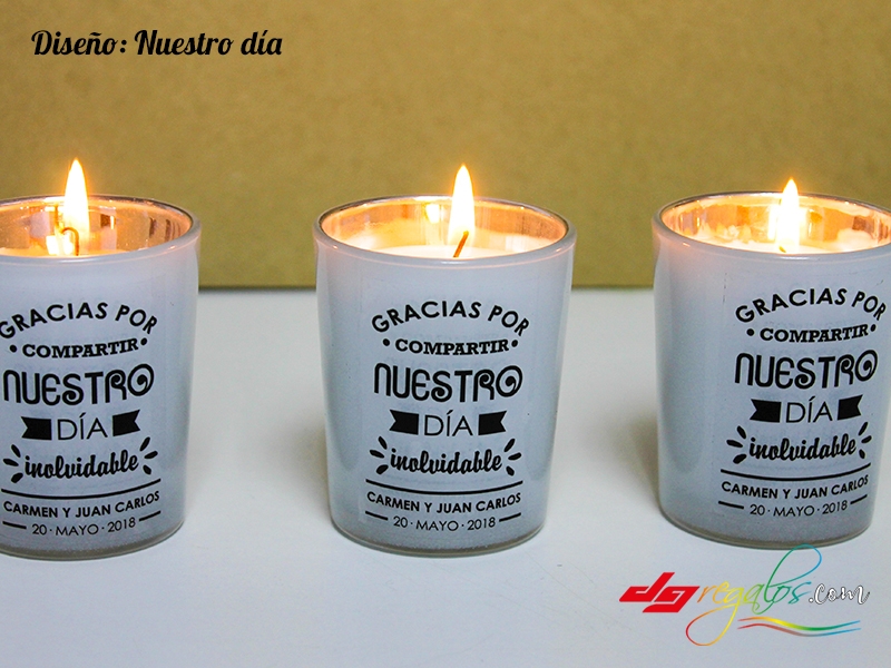 velas personalizadas para regalar