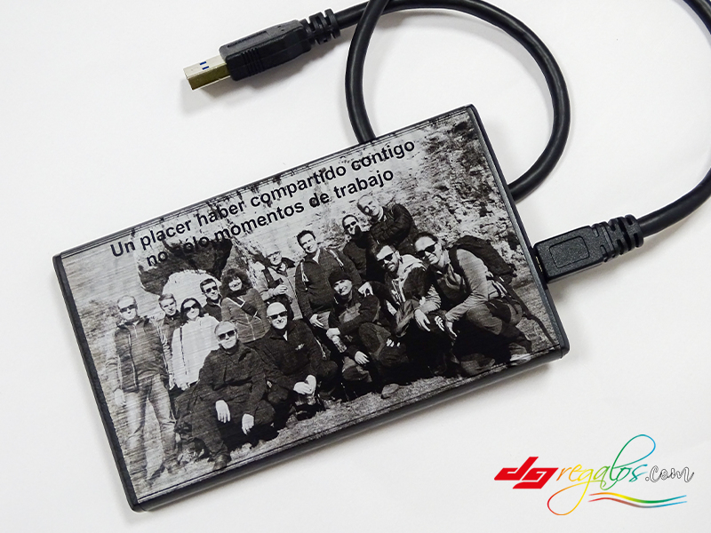 Discos duros usb externos con personalizada con tu foto o diseño