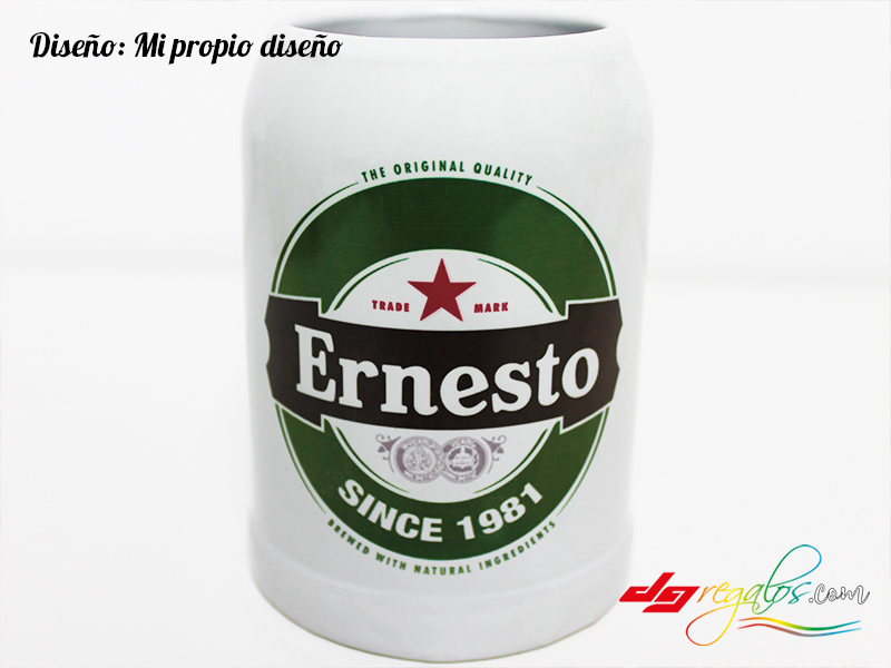 Jarra de Cerveza Personalizada con Foto y Nombre 【 Regalos Originales 】
