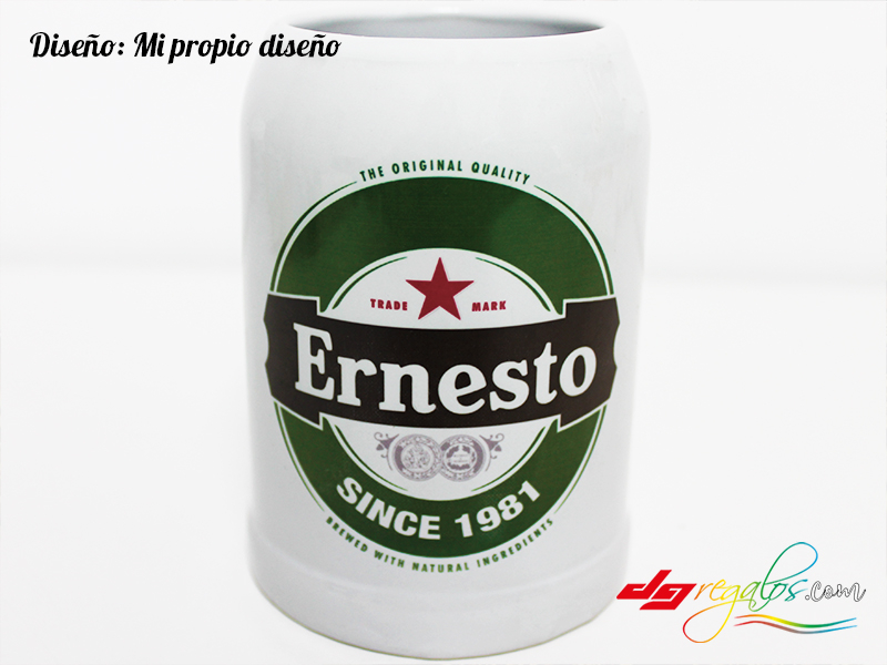 Jarra de Cerveza Personalizada con Nombre