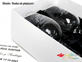 Copas de vino personalizadas