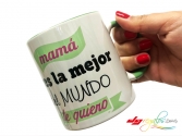 Taza personalizada 'La mejor mamá'