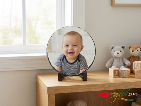 Placa de Pizarra Personalizada con Tu Foto – Portafotos