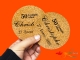 Posavasos personalizados de corcho ecológico