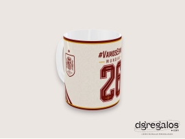 Taza Mundial 2026 Retro España o Portugal