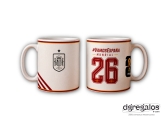 Taza Mundial 2026 Retro España o Portugal