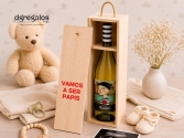 Caja de Madera para Botella de Vino Personalizada