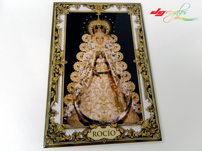 Virgen del Rocío con Retablo Blanco