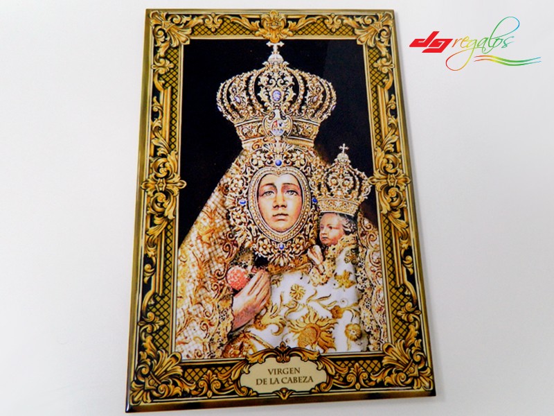 Virgen de la Cabeza con Retablo Oro